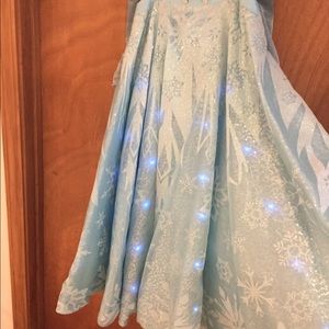 elsa light up dress disney store